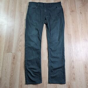 Levi's 511 Trousers 34x32 Men's Olive Green Slim Fit Zip Pants